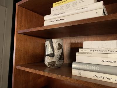  Zaalberg Zaalberg Holland glazed stoneware vase 1950s