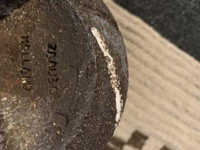  Zaalberg Zaalberg Holland glazed stoneware vase 1950s