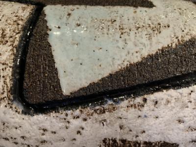  Zaalberg Zaalberg Holland glazed stoneware vase 1950s