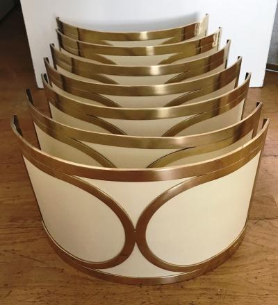  ZeroQuattro Set of Seven 1970s Wall Lights by Zeroquattro