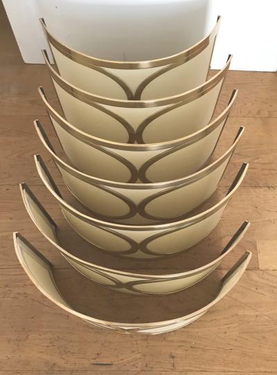  ZeroQuattro Set of Seven 1970s Wall Lights by Zeroquattro