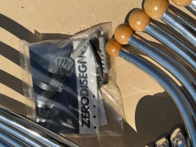  Zerodisegno 23 H Pas de Urbino Zerodisegno Wall Mounted Swivel Coat Rack with wood