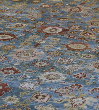 Ziegler Company Antique Handwoven Wool Ziegler Sultanabad Rug