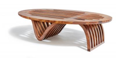  Zimmerman Workshop Ottra Elliptical Coffee Table