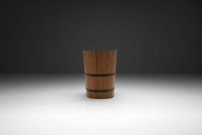  by M belfabrik Pine Barrel Armchair by by M belfabrik Sweden 1940s