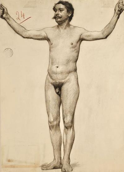  cole des Beaux Arts Academic Study France circa 1880