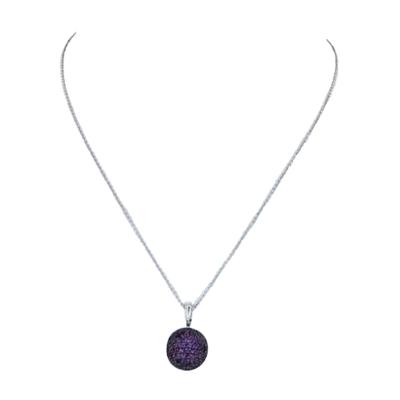  de Grisogono DE GRISOGONO BOULE 18K WHITE GOLD ON A CHAIN PENDANT