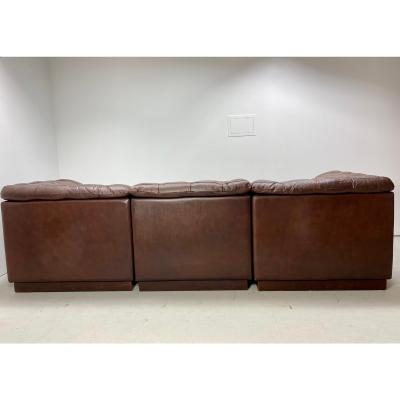 de Sede 1970 s Leather Sofa Denmark