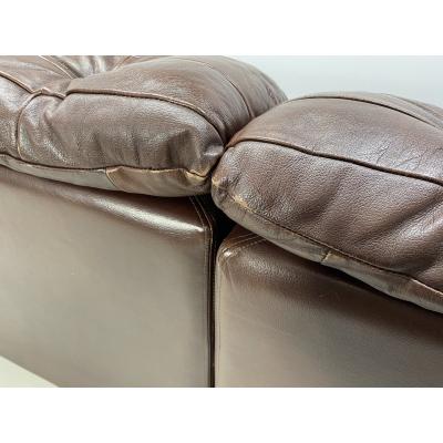 de Sede 1970 s Leather Sofa Denmark