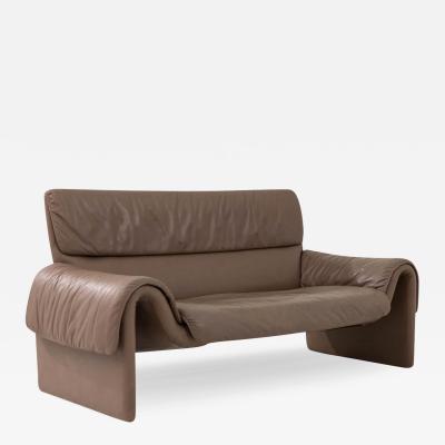  de Sede 1980s Swiss Leather Sofa by De Sede