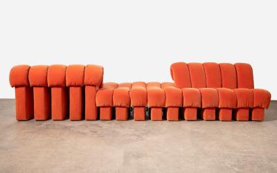  de Sede Custom ordered Sofa DS 600 by Eleanora Peduzzi Riva De Sede 1972 Switzerland