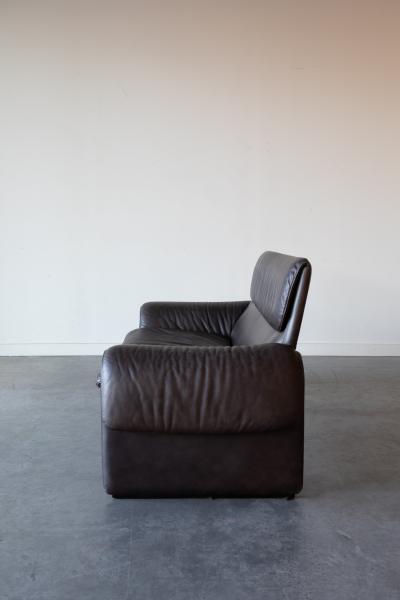  de Sede DS 2011 in Brown Leather Sofa by De Sede