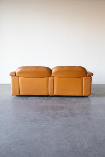  de Sede De Sede DS 101 Cognac Leather Sofa 1970s