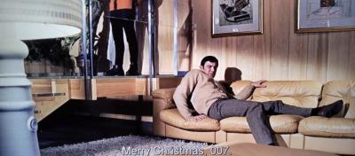  de Sede De Sede DS 101 James Bond Reclining Leather 3 Seat Sofa With 2 Ottomans