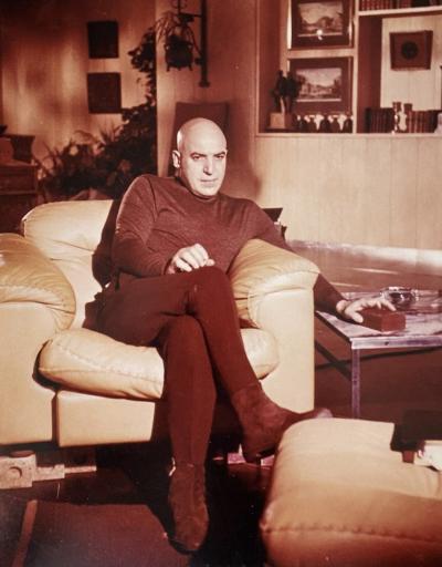  de Sede De Sede DS 101 James Bond Reclining Leather 3 Seat Sofa With 2 Ottomans