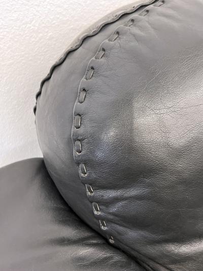  de Sede De Sede DS 101 James Bond Reclining Leather 3 Seat Sofa With 2 Ottomans