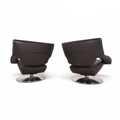 de Sede De Sede DS 255 Avantgarde Lounge Chair in Dark Brown Leather 2000