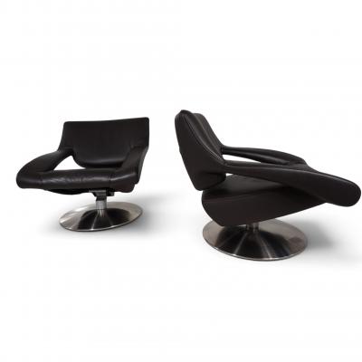  de Sede De Sede DS 255 Avantgarde Lounge Chair in Dark Brown Leather 2000