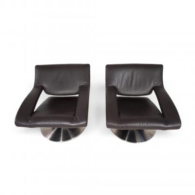  de Sede De Sede DS 255 Avantgarde Lounge Chair in Dark Brown Leather 2000