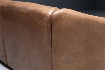  de Sede De Sede DS 47 Bullhide Leather Sofa Switzerland 1970s
