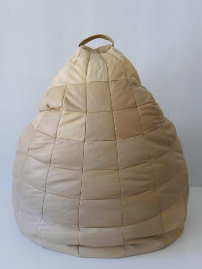  de Sede De Sede Patchwork Leather Beanbag or Ottoman Switzerland 1970s