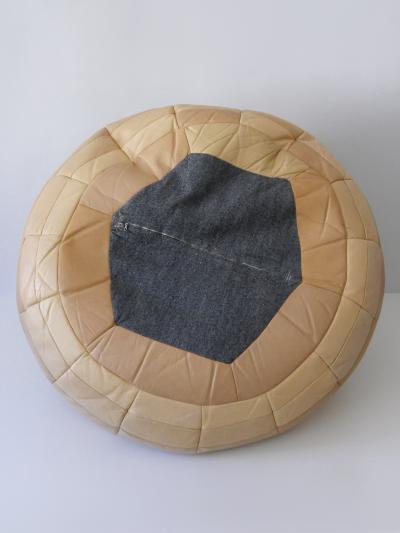  de Sede De Sede Patchwork Leather Beanbag or Ottoman Switzerland 1970s