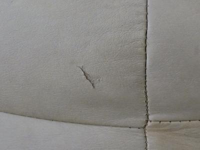  de Sede De Sede Patchwork Leather Beanbag or Ottoman Switzerland 1970s