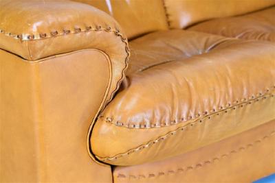  de Sede DeSede Leather Sofa