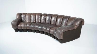  de Sede Modular DS 600 Sofa by Berger Peduzzi Vogt Ulrich for De Sede 1970s