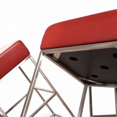  de Sede Set of 6 De Sede DS 218 55 bar stools by Paolo Piva 2000