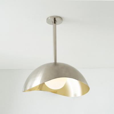 form A Perla Grande Ceiling Light Copper Interior and Enamel Exterior