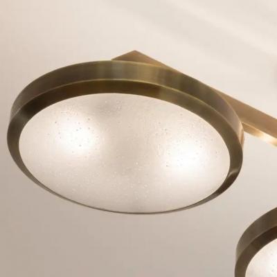  form A Quattro Ceiling Light by Gaspare Asaro Polished Nickel Finish
