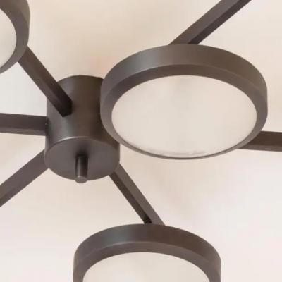  form A Sei Ceiling Light by Gaspare Asaro Polished NickelFinish