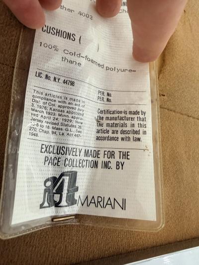  i4 Mariani Set of 4 Lugano Chairs in Cognac Leather i4 Mariani for Pace Collection 1970s