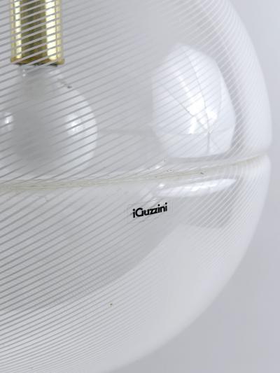  iGuzzini Harvey Guzzini Guzzini 1 of 2 Elegant Mid Century Modern Sfera Pendant Lamps by iGuzzini Italy 1970s