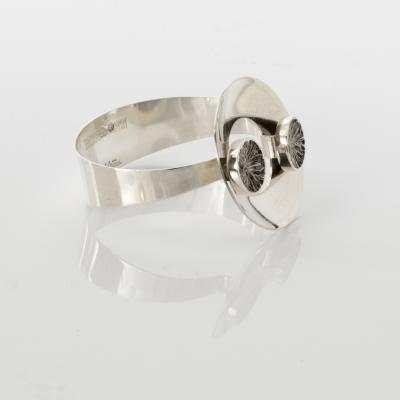  ke Lindstr m Scandinavian Modern Swedish Silver Bracelet by ke Lindstr m 1971