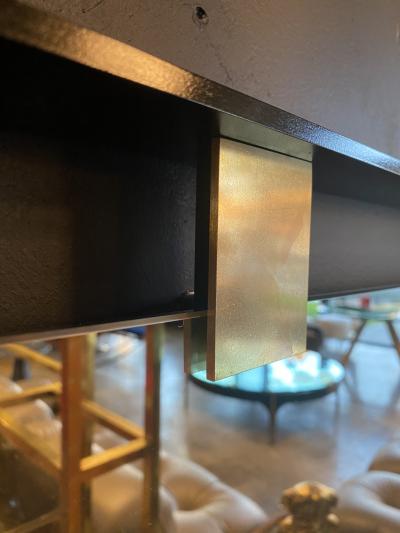  ma 39 MA 39s Iron floating and Brass Square Mirror 21st Century Italy
