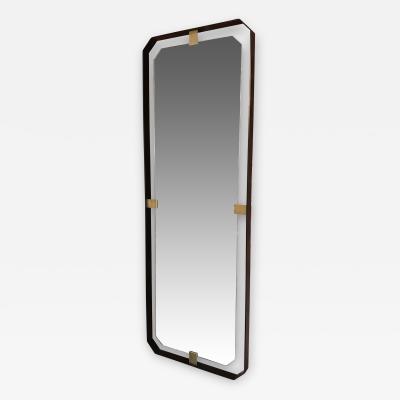  ma 39 MA 39s Oversized Iron floating and Brass Rectangular Mirror Italy