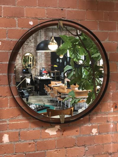  ma 39 Ma39 Giant Iron Round Wall Mirror