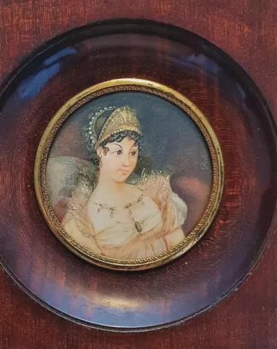  mile Gall 52 miniature porcelain painting french mile Gall 