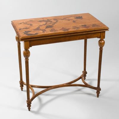  mile Gall French Art Nouveau Games Table by Gall 