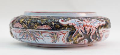  mile Gall Galle Faience centerpiece Art Nouveau France