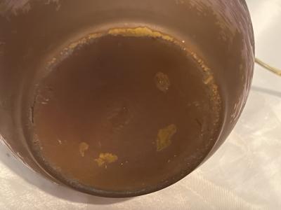  mile Gall SCENIC ART NOUVEAU LUSH LANDSCAPE CAMEO GLASS LAMP BY EMILE GALLE