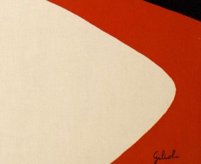  mile Gilioli Mid Century French Tapestry Signed mile Gilioli 4 6 x 5 8 