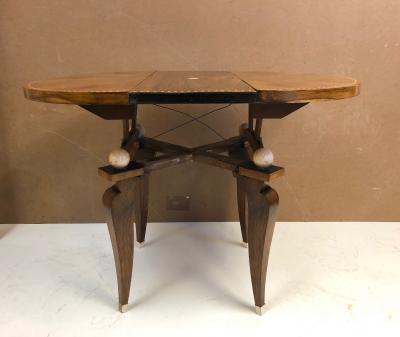  mile Jacques Ruhlmann 1930s French Art Deco Adjustable Table