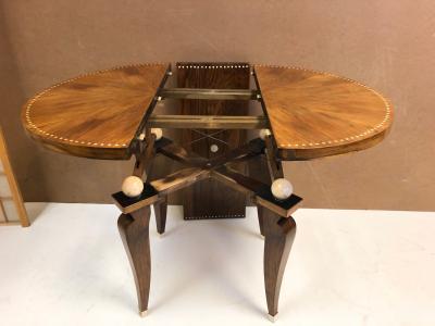  mile Jacques Ruhlmann 1930s French Art Deco Adjustable Table
