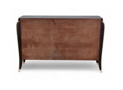  mile Jacques Ruhlmann Art Deco Macassar 2 Door Cabinet in the manner of Emile Jacques Ruhlmann