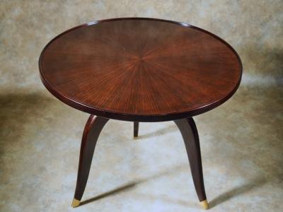  mile Jacques Ruhlmann Domi side table manner of Ruhlmann 