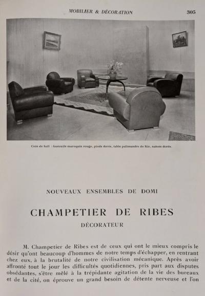 mile Jacques Ruhlmann Domi side table manner of Ruhlmann 