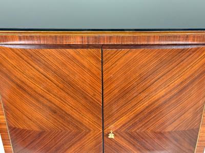  mile Jacques Ruhlmann French Art Deco Macassar Ebony Cabinet Sideboard style Emile Jacques Ruhlmann